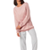 Calida Sweet Dreams Pyjama with Cuff - Pink Striped