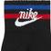 Nike Essential Ankle Socks 3-pack - Black/White/Game Royal/University Red