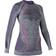 UYN Ambityon UW Long Sleeve Shirt Women - Black Melange/Purple/Raspberry