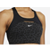 Nike Dri-FIT Swoosh Medium-Support Non-Padded Printed Sports Bra - Dark Smoke Grey/Black/White