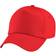 Beechfield Unisex Plain Original 5 Panel Baseball Cap - Bright Red