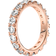Pandora Sparkling Row Eternity Ring - Rose Gold/Transparent