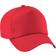 Beechfield Unisex Plain Original 5 Panel Baseball Cap - Bright Red