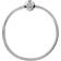 Pandora Moments Sparkling Crown O Snake Chain Bracelet - Silver/Transparent