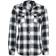 Brandit Amy Flannel Shirt - Black/White