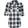 Brandit Amy Flannel Shirt - Black/White