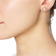 Monica Vinader Siren Stud Earrings - Rose Gold/Quartz