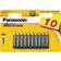 Panasonic Bronze Power Batteries AAA Compatible 10-Pack