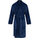 Slenderella 49" Jacquard Check Flannel Fleece Long Sleeve Shawl Collar Wrap - Blue