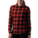 Stormtech Women's Snap Front Long Sleeve Shirt - Jet Black/Red Plaid