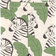 Mini Rodini Zebra Leggings - Green (2223012375)