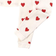 Petit Bateau Heart Print Pajamas - White