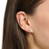 Thomas Sabo Charm Club Single Ear Stud with Pendant Stone Long Earring - Gold/Transparent