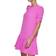 DKNY Ruched Sleeve Trapeze Dress - Cosmic Pink