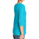 Hanes Women's Stretch Cotton Raglan Sleeve Tee - Flying Turquoise