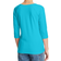 Hanes Women's Stretch Cotton Raglan Sleeve Tee - Flying Turquoise