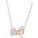 Swarovski Lifelong Bow Pendant Necklace - Rose Gold/Silver/Transparent