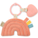 Itzy Ritzy Ritzy Rattle Pal Plush Rattle Pal with Teether Rainbow