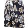Wes & Willy Black Knights Floral Volley Logo Swim Trunks - Black Army