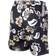 Wes & Willy Black Knights Floral Volley Logo Swim Trunks - Black Army