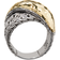 John Hardy Palu Crossover Ring - Silver/Gold