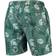 Wes & Willy Michigan State Spartans Vintage Floral Swim Trunks - Green