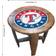 Imperial Texas Rangers Oak Barrel Table