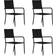 vidaXL 3072489 Patio Dining Set, 1 Table incl. 4 Chairs