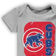 Outerstuff Chicago Cubs Change Up Bodysuit Set 3-Pack - Royal/Red/Heathered Gray