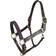 Gatsby Classic Triple Stitched Leather Halter with Snap