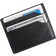 Royce Card Case Wallet - Black/Blue