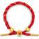 Rastaclat LNY Rooster Braided Bracelet - Red/Gold