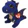 TY Beanie Boo Saffire Dark Blue Dragon 24cm