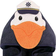 Hudson Animal Face Hooded Towel Captain Pelican