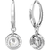 Swarovski Constella Drop Earrings - Silver/Transparent