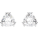 Swarovski Millenia Stud Earrings - Silver/Transparent