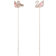 Swarovski Dazzling Swan Drop Earrings - Rose Gold/Transparent/Pink