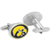 Cufflinks Inc University of Iowa Hawkeyes Cufflinks - Silver/Yellow/Black