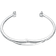 Swarovski Attract Cuff Bracelets - Silver/Transparent