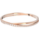Swarovski Twist Bracelet - Rose Gold/Transparent