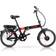 Zinc Folding Electric Eco Bike - Black/Red Unisex