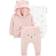 Carter's Baby's Terry Little Cardigan Set 3-pack - Pink/White (V_1N688610)