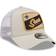 New Era New Orleans Saints Happy Camper A-Frame Trucker 9FORTY Snapback Hat Men - Khaki/White