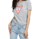 Guess Triangle Logo T-shirt - Light Grey
