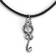 Harry Potter Dark Mark Tattoo Choker Necklace - Silver/Transparent