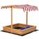 OutSunny Kids Wooden Outdoor Sandbox Play Station