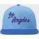 Mitchell & Ness Los Angeles Lakers Hardwood Classics Core Side Snapback Hat Sr