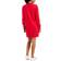 Tommy Hilfiger Women's Logo Funnel-Neck Sweatshirt Dress - Scarlet