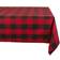 Design Imports Buffalo Check Tablecloth Red (213.36x152.4cm)