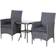 OutSunny 863-033 Bistro Set, 1 Table incl. 2 Chairs
